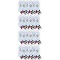 thumbnail image 4 of 24 Pairs Of Yacht & Smith Men Wholesale Cotton Sport Athletic Mid Ankle Socks Bulk Case Pack Size 10-13 (White w/Stripes), 4 of 6