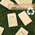 thumbnail image 4 of 100 Pcs Seed Envelopes 3.54 x 2.36 Inch Brown Kraft Paper Seed Packets Envelopes Resealable Self Se, 4 of 5