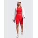 thumbnail image 3 of Top Corto sin Costuras con Cuello Alto y Textura Acanalada CRZ YOGA Rojo XS, 3 of 4