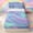 Rainbow 01, variant on Erosebridal Abstract Rainbow Cloud Zipper Twin Comforter Sets with Fitted Sheet and 2 Pillowcases for Girls Boys, Multicolor Dreamy Sky Zipper Bedding Set, Navy Reversible, 4-Piece