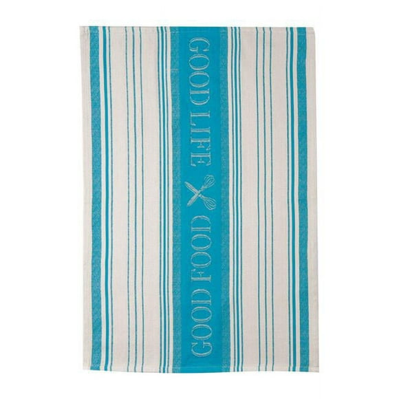 Kay Dee 6662431 18 x 28 in. Teal Cotton Tea Towel - Pack of 6