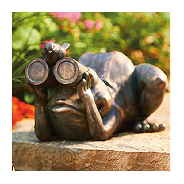 Frog/Binoculars Statue