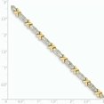 thumbnail image 2 of Bracelet en Or Jaune 14K Diamant X, 2 of 2