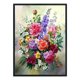 thumbnail image 2 of Cuadros Decorativos Bordado completo Hilo de algodón ecológico 11CT Impreso Dahlia Punto de cruz Obra de arte (2) Likrtyny embutido en tela, 2 of 9