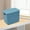 B, variant on Compact Plastic Folding Storage Box with Removable Lid Small Organizer Bin for Personal Items Portable Collapsible Space Saving Design Lightweight for Multi-Functional Use