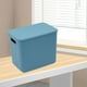 thumbnail image 1 of Organizadores de armario y almacenamiento Caja de almacenamiento plegable de plástico grueso Caja de almacenamiento grande para juguetes de colcha Caja organizadora plegable transparente extraíble par, 1 of 6