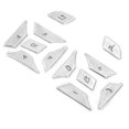 thumbnail image 1 of Steering Wheel Button Trim Steering Wheel Button Cover Car Button Decoration Interior Trim 12pcs/Set Car Steering Wheel Button Patch Protection Trim Fit For  W204 W212 W117, 1 of 8