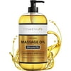 Cosmetasa Massage Oil with Collagen and Stem Cells, Natural Stretch Mark Oil, 8.8 fl oz
