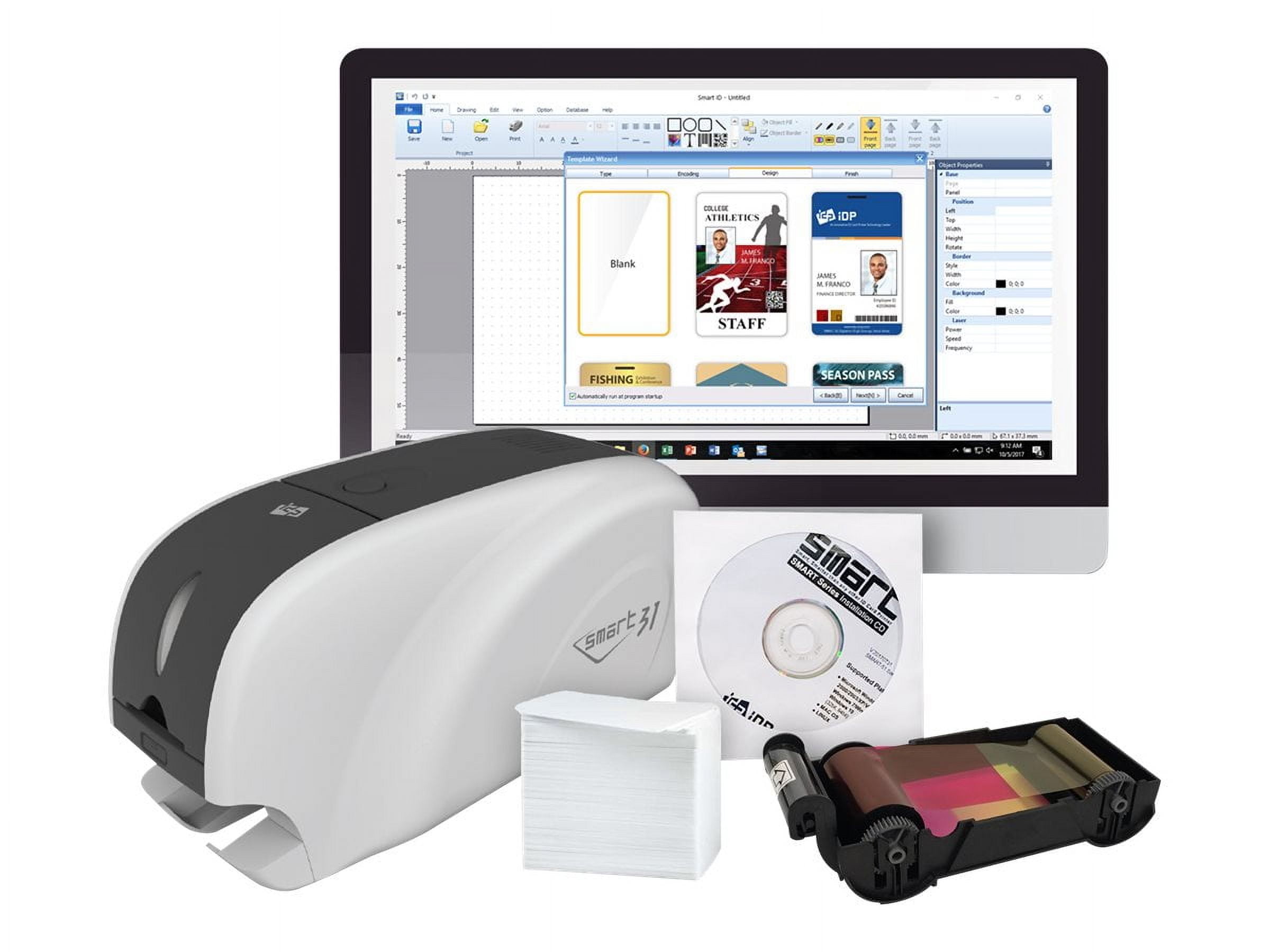 SMART-31S K1 Entry-Level Simplex Photo ID Printer Kit