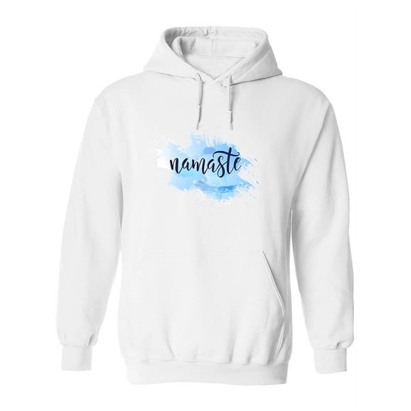 Watercolor Namaste Hoodie Women -Image by Shutterstock, Female x-Large