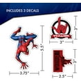 thumbnail image 4 of Marvel Spider-Man Decals - Set of 9 Vinyl Stickers for Water Bottle Bike Helmet Laptop Skateboard Car - Marvel Stickers for Kids and Adults, 4 of 5