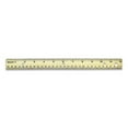thumbnail image 3 of Three-Hole Punched Wood Ruler, Standard/metric, 12" (30 Cm) Long, Natural Wood, 36/box | Bundle of 5 Boxes, 3 of 3