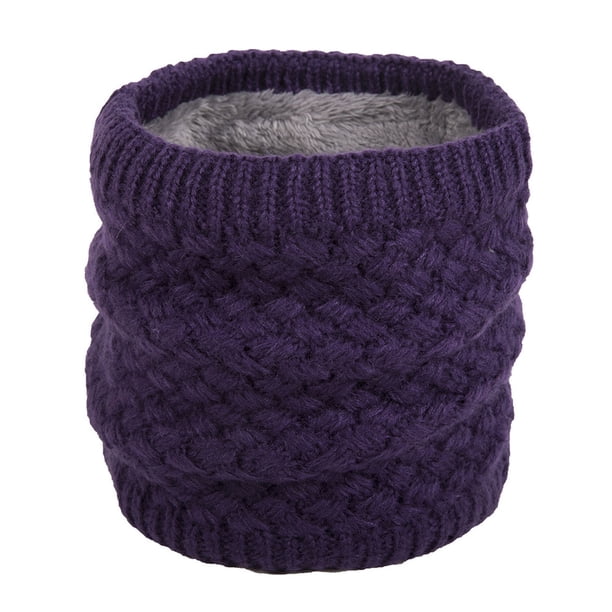 Bufanda unisex de color sólido para el cuello, cálida y de invierno para hombre