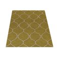 thumbnail image 3 of Rugsotic Carpets Hand Tufted Wool Eco-Friendly Area Rugs - 4'x6', Rectangle, Green Beige, Modern Contemporary Design, High Pile Handmade Anti Skid Rugs for Living Room, Bed Room (K01004), 3 of 5