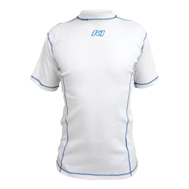 K1 Race Gear 70204418 White Medium Coolmax T-Shirt Under Garment K1 Race Gear 70204418 White Medium Coolmax T-Shirt Under Garment
