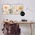 thumbnail image 4 of Stupell Industries Muted Cottage Flowers Botanical & Floral Painting Gallery Wrapped Canvas Art Print Wall Art, 17 x 17, Set of 2, 4 of 8