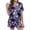 Blue#9527, variant on BOOMNY Halloween Pajama Set for Women Hallowmas Womens 2 Peice Pjs Sets Funny Pumpkin Skeleton Graphic Short Sleeve Sleepwear Tops Shorts Soft Homewear Loungewear