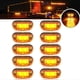 thumbnail image 1 of 10pcs New Upgraded 12V-24V Universal LED Front Rear Side Indicator Marker Light Bulb For Truck RV Car Bus Trailer Van Caravan Boat - Amber/Red/White, 1 of 4