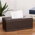 thumbnail image 1 of Caja de pañuelos de cuero Caja de papel de cuero de regalo de caja de papel de regalo de hotel de hogar simple, 1 of 4