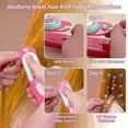 thumbnail image 5 of Ababeny Hair Gem Stamper Kit, Bling Hair Jewels for Girls Toys, Hair Styling Tool with Reusable Shining Diamonds, Birthday Gifts Toys for Girls Ages 3 4 5 6 8-12, 5 of 6