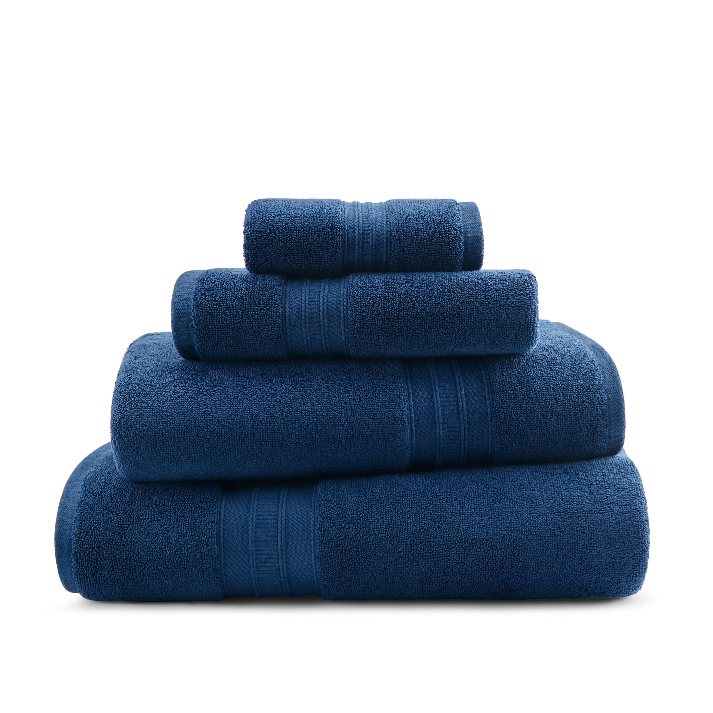 Wamsutta 1846 Luxury Solid Bath Sheet 2 Piece Set, Navy