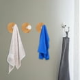 thumbnail image 3 of GOOHOCHY 4pcs ganchos de pared ganchos de madera natural ganchos montados en la pared ganchos de entrada de la pared, 3 of 7