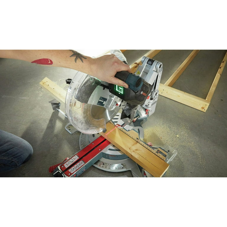 Restored Premium Bosch GCM18V 12GDCN14 RT 18V PROFACTOR Brushless Lithium Ion 12 in. Cordless Miter Saw Kit with 1 8 Ah Battery Refurbished Walmart