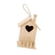 thumbnail image 2 of Casa de pájaros de madera, nido creativo para pájaros, bricolaje, para pintar, casa de pájaros colgante L, 2 of 6