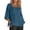 r-680BU1144, variant on Stylish Womens T-Shirts Square Collar Three-Quarter Sleeve Solid Color Color Casual Fashion Summer Casual Loose Beach T-Shirts For Women，Bu2