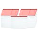 thumbnail image 1 of Uxcell A4 Binder Pocket, 15 Pack PVC Letter Size Zipper 3 Holes Binder Pouch for 3-Ring Notebook Binder, Red, 1 of 5