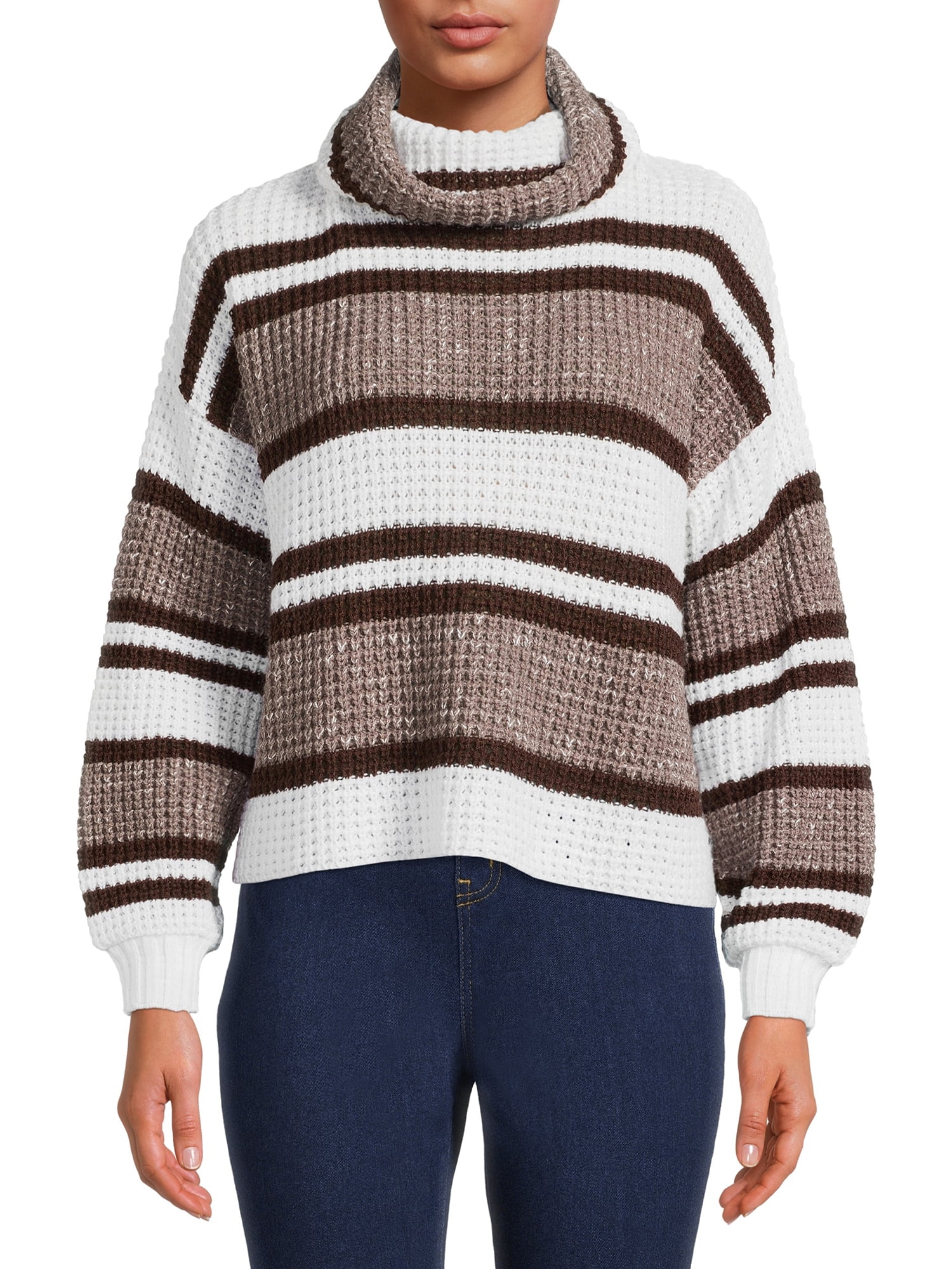 Stripe Thermal Sweater - Walmart 
