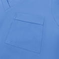 thumbnail image 7 of Kctiaxy Scrub Set Womens Classic Solid Color Short Sleeve V-Neck Work Shirts with Mutiple Pockets & Drawstring Elastic Waist Straight Leg Scrub Pants, 7 of 7