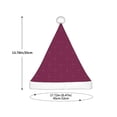 thumbnail image 3 of Haiem Small Stars Pattern Santa Hat Confortable Velvet Christmas Hat for Christmas Party Favors Fit for Adults and Kids, 3 of 6