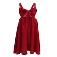 thumbnail image 2 of Robe Assortie Mère Fille Famille Femmes Filles Robe de Couleur Unie, 2 of 8