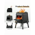 thumbnail image 4 of XX Wood Burning Camp Stove Portable Cast Iron Wood Stove For Outdoor Hiking Picnic BBQ Travel, 4 of 5