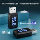thumbnail image 1 of Receptor y transmisor Bluetooth 5,3, adaptador FM de 87,5-108MHZ, llamada con manos libres, Mini Kit de alimentación USB para coche, Audio inalámbrico automático, Radio FM, 1 of 5