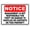 Warning Sign 4, variant on Enter Here Sign, 8"x12" Aluminum Metal Traffic Wall Decor Sign, Directional Signage