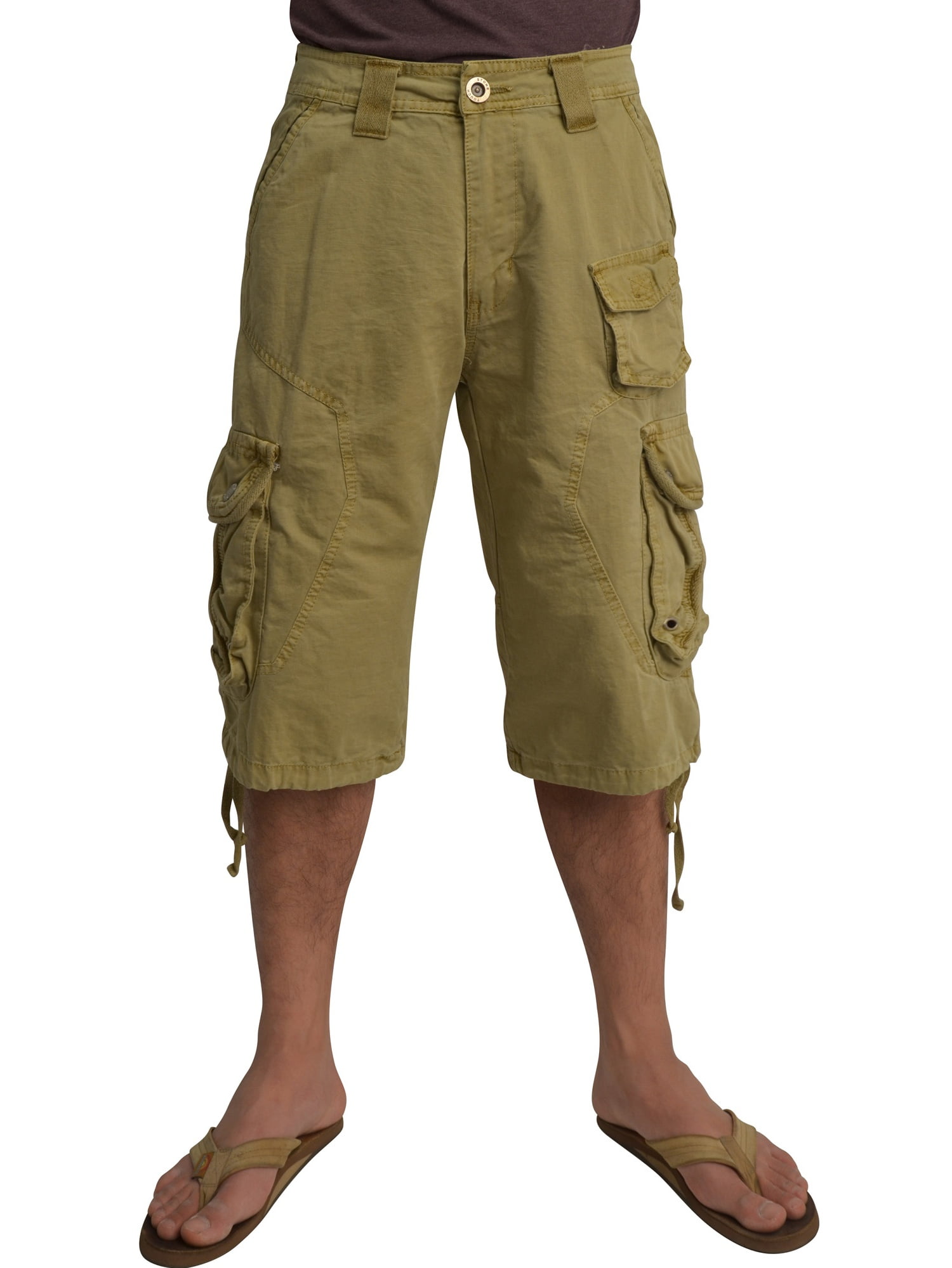 Mens Military Khaki Cargo Shorts #1048 Size 52 - Walmart.com