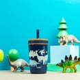 thumbnail image 6 of Zak Designs 12oz Kelso Toddler Cups For Travel or At Home, Vacuum Insulated Stainless Steel Sippy Cup With Leak-Proof Design is Perfect For Kids (Zaksaurus), 6 of 12
