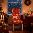 thumbnail image 3 of Stretch Chair Cover for Christmas Decorations: Removable and Washable Dining Chair Protector, 3 of 6