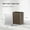 Brown, variant on Small Bathroom Trash Can 2.1 Gallon Wastebasket, Modern Metal Garbage Can Office Waste Basket, Silver Stainless Steel Trash Bin for Bedroom, Home Office, Toilet, rv, Near Desk, Under Sink.