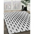 thumbnail image 3 of Ahgly Company Machine Washable Indoor Square Transitional White Smoke Area Rugs, 3' Square, 3 of 7