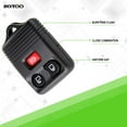 thumbnail image 5 of SCITOO Compatible with Keyless Shell, 1PC New keyless remote control clicker key fob fit CWTWBIU212 Case shell button Fits select: 2003-2006 FORD EXPEDITION EDDIE BAUER, 2000-2002 FORD EXPEDITION XLT, 5 of 7