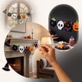 thumbnail image 4 of Halloween Pumpkin Skeleton Witch Hat Decorative Bunting,Reusable, Tear resistant, Indoor and Outdoor Decor for Halloween Parties, Themed Events, Holiday Decoration, 4 of 6