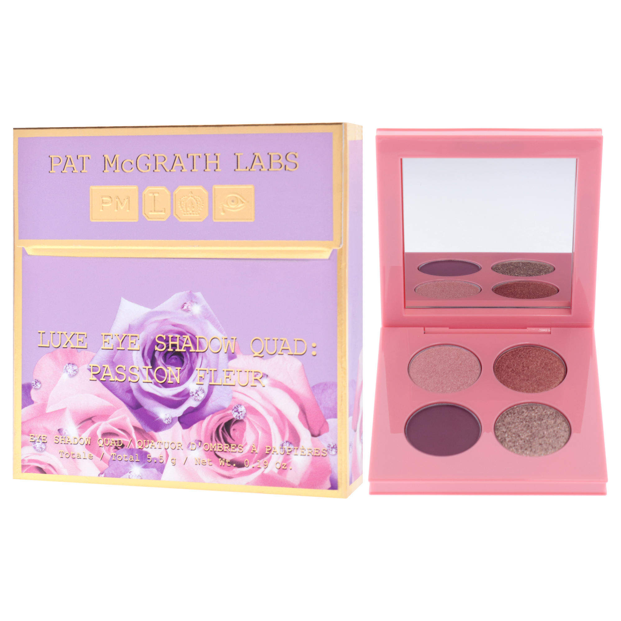 Luxe Eye Shadow Quad - Passion Fleur by Pat Mcgrath Labs for Women - 0.19 oz Eye Shadow