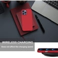 thumbnail image 5 of Silicone Case for iPhone 12 Pro Max -{Shock-Absorbent- Raised Edge Protection- Compatible with iPhone 12 Pro Max (6.7 inch} Red Color, 5 of 8