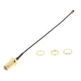 thumbnail image 2 of TISHITA High Quality RF Connector Cable SMA Female Bulkhead to UFL/IPX Extension Black 20cm, 2 of 8