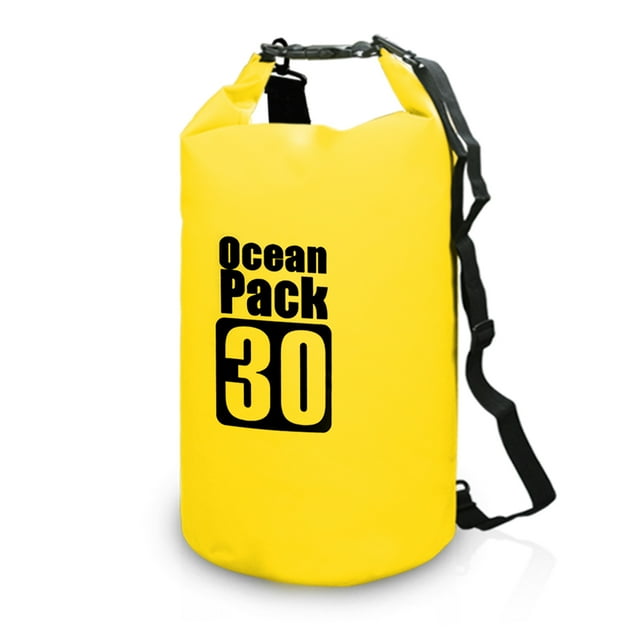 Amdohai Sac à Dos Étanche Extérieur 10 L / 15 L / 20 L / 30 L, Sac d'Eau en Rouleau pour Kayak, Rafting, Bateau, Randonnée en Rivière