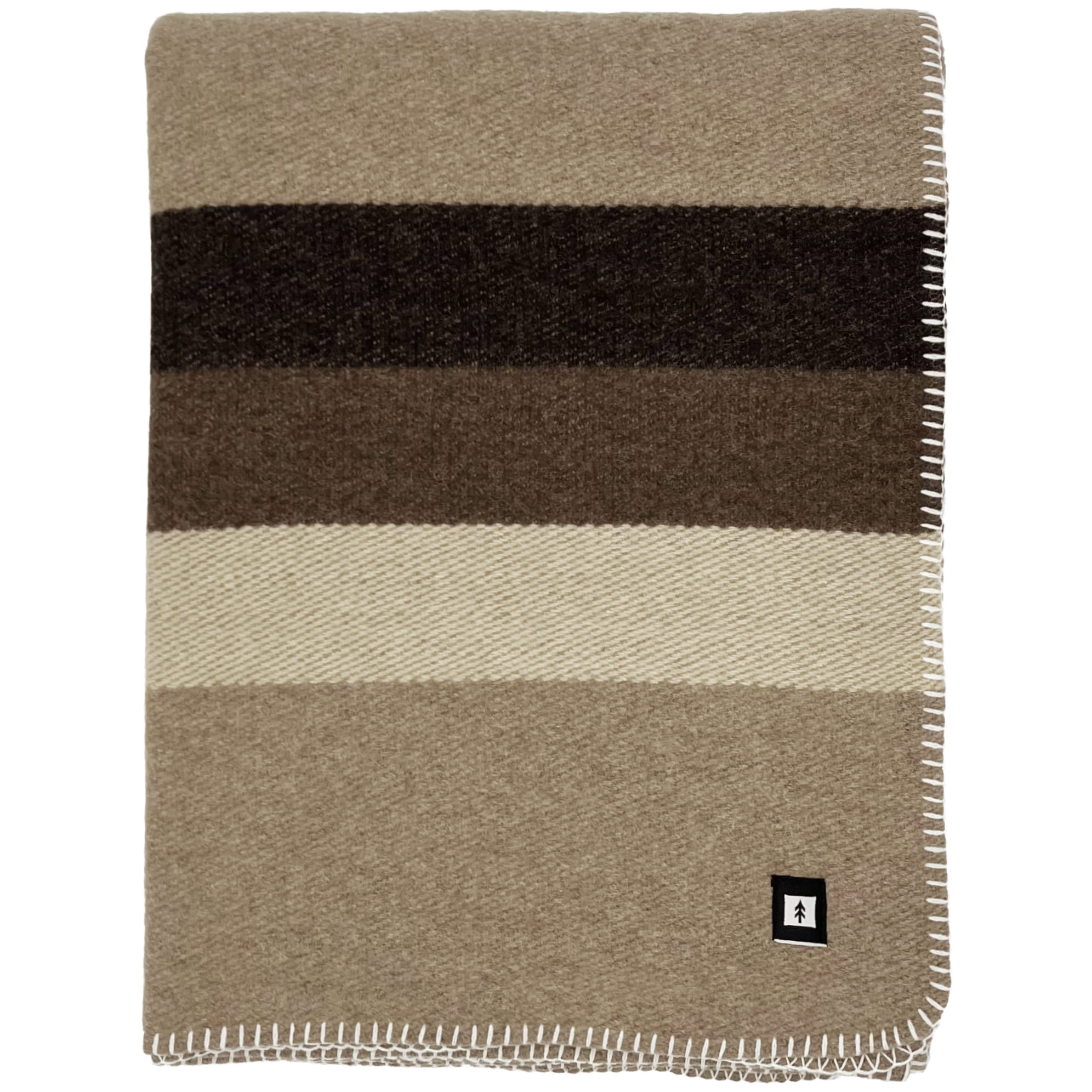 EKTOS 100 Woolen Blankets, 90" x 66", Pure Wool Blankets, Warm Camping