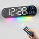 thumbnail image 2 of Reloj de Pared Digital Grande con Control Remoto de 13,7 Pulgadas, Brillo Automático, Despertador y Temporizador Dual, para Dormitorio, Regalo, 2 of 5